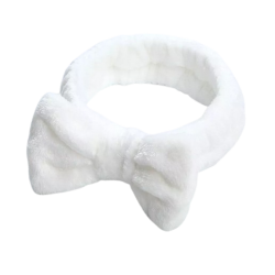 Vincha de Peluche Blanca