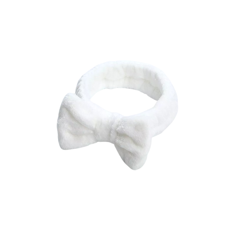 Vincha de Peluche Blanca Vincha de Peluche Blanca