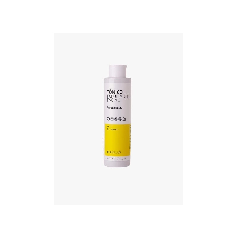 Tónico de Ácido Salicílico 2% BHA y Zinc Sebum Biobellus Tónico de Ácido Salicílico 2% BHA y Zinc Sebum Biobellus