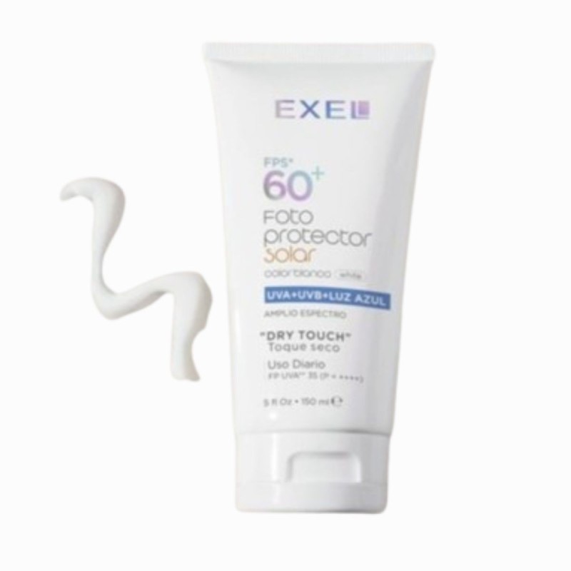 PROTECTOR SOLAR TONO BLANCO CORPORAL TOQUE SECO 150 GR EXEL PROTECTOR SOLAR TONO BLANCO CORPORAL TOQUE SECO 150 GR EXEL