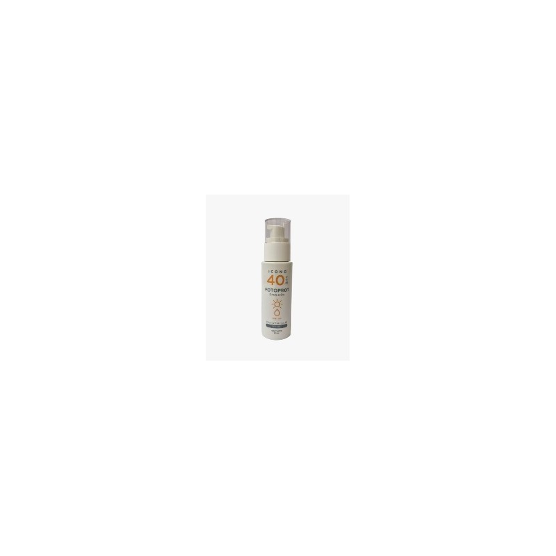 Protector solar Fotoprot Emulsión 40+ INVISIBLE 60 ml ICONO Protector solar Fotoprot Emulsión 40+ INVISIBLE 60 ml ICONO