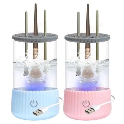 Limpiador de brochas de maquillaje eléctrico