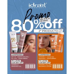 Comprando Crema Natural - Sin Color - Facial - Travel Edition llevas MANDELIC RENEWER GEL  con 80% off