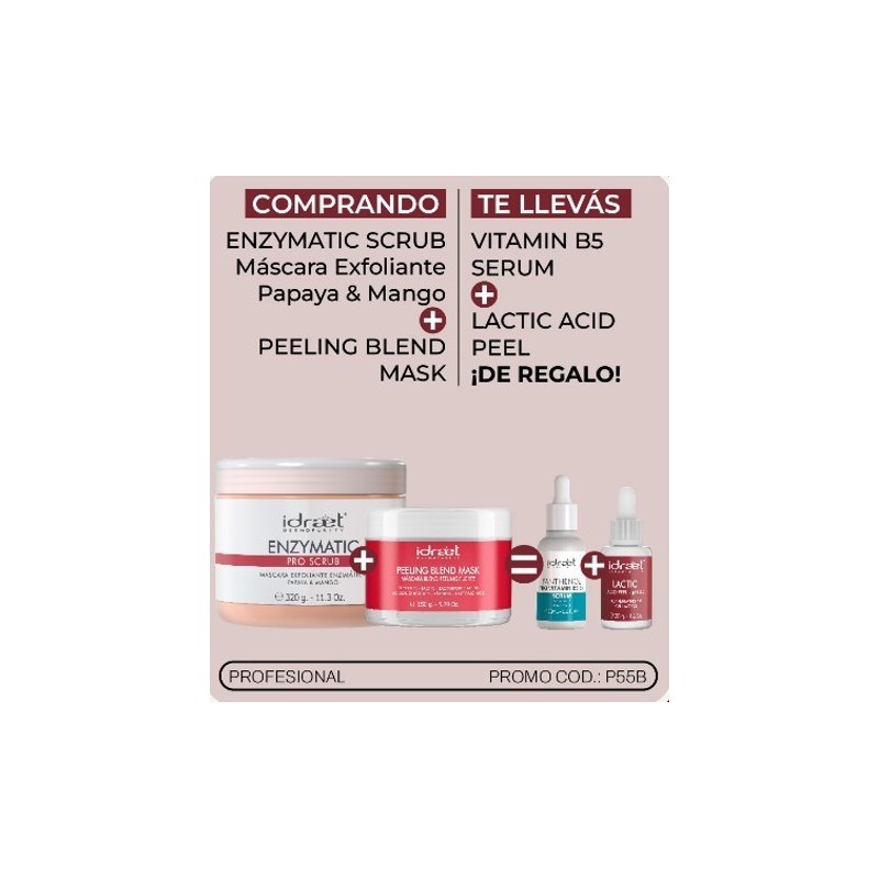 Comprando ENZIMATIC SCRUB - Máscara Exf. Pap&Man + PEELING BLEND MASK llevas VITAMINA B5 SERUM + LACTIC ACID PEEL DE REGALO! Comprando ENZIMATIC SCRUB - Máscara Exf. Pap&Man + PEELING BLEND MASK llevas VITAMINA B5 SERUM + LACTIC ACID PEEL DE REGALO!