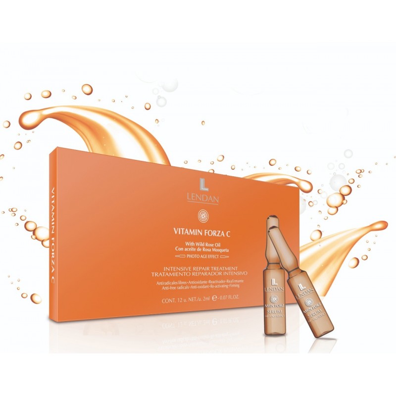 LENDAN-VITAMINA FORZA C Tratamiento reparador intensivo caja 12 ampollas DERMASSY LENDAN-VITAMINA FORZA C Tratamiento reparador intensivo caja 12 ampollas DERMASSY