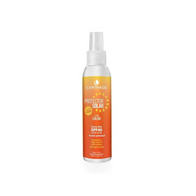 Protector Solar textura ligera con color SFP 40 100 ml Carthage Protector Solar textura ligera con color SFP 40 100 ml Carthage