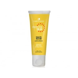 Protector solar emulsión sin color sfp 40 100 ml Carthage