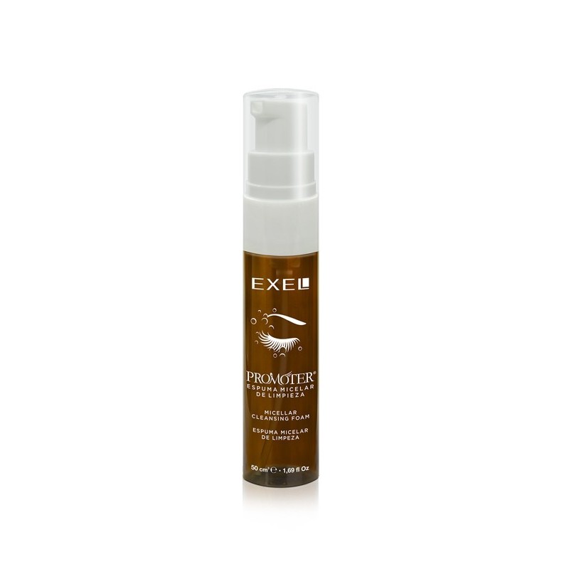 Promoter ESPUMA MICELAR Limpieza de pestañas 50 ml Exel Promoter ESPUMA MICELAR Limpieza de pestañas 50 ml Exel