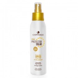 Protector solar toque seco SFP 55 sin color 100 ml Carthage