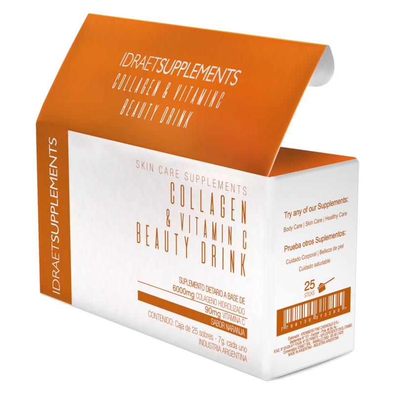 COLLAGEN & VITAMIN C - Suplemento en Polvo - IDRAET COLLAGEN & VITAMIN C - Suplemento en Polvo - IDRAET