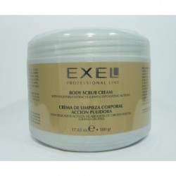 Crema Exfoliante de limpieza corporal Pulidora Grano Grueso 500 ml Exel