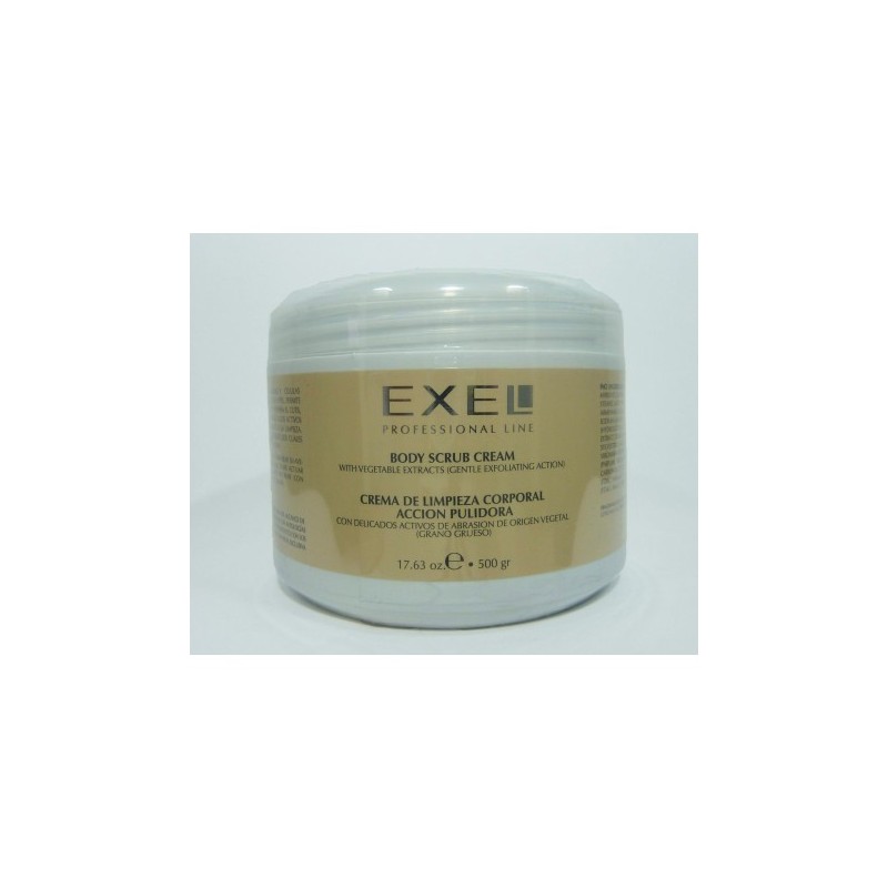 Crema Exfoliante de limpieza corporal Pulidora Grano Grueso 500 ml Exel Crema Exfoliante de limpieza corporal Pulidora Grano Grueso 500 ml Exel